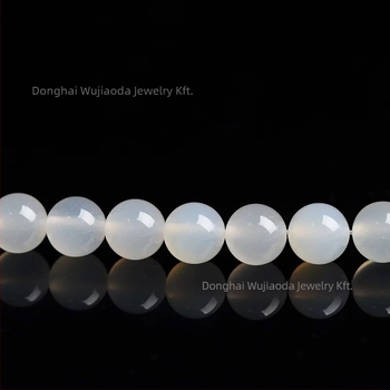 Agat gyöngyök – polírozott DIY ékszer alapanyagok