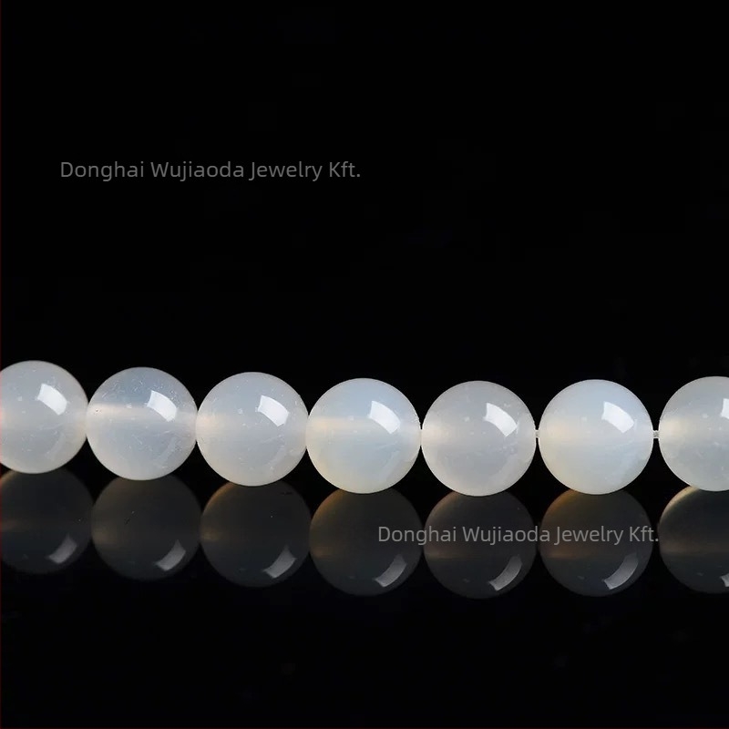 Agat gyöngyök – polírozott DIY ékszer alapanyagok