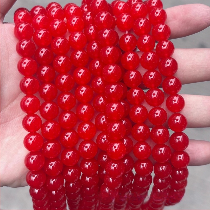 Természetes achát gyöngyök – DIY ékszerkészítéshez, vágás/csiszolás/polírozás; származás Guangzhou; Márka Yue Liang Jewelry; Stílus: könnyű luxus