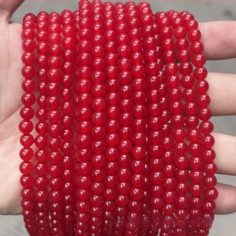 Természetes achát gyöngyök – DIY ékszerkészítéshez, vágás/csiszolás/polírozás; származás Guangzhou; Márka Yue Liang Jewelry; Stílus: könnyű luxus