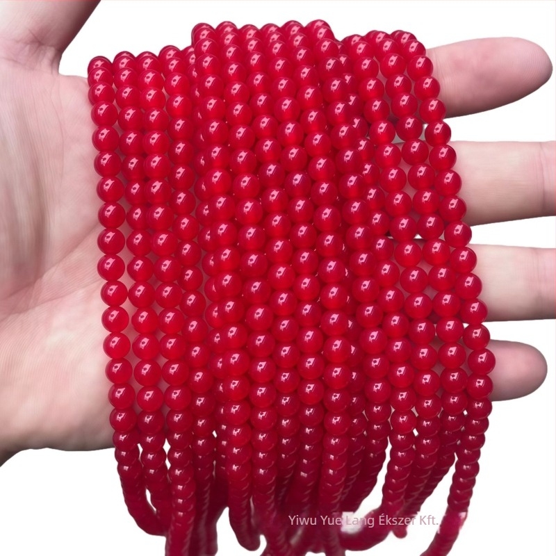 Természetes achát gyöngyök – DIY ékszerkészítéshez, vágás/csiszolás/polírozás; származás Guangzhou; Márka Yue Liang Jewelry; Stílus: könnyű luxus