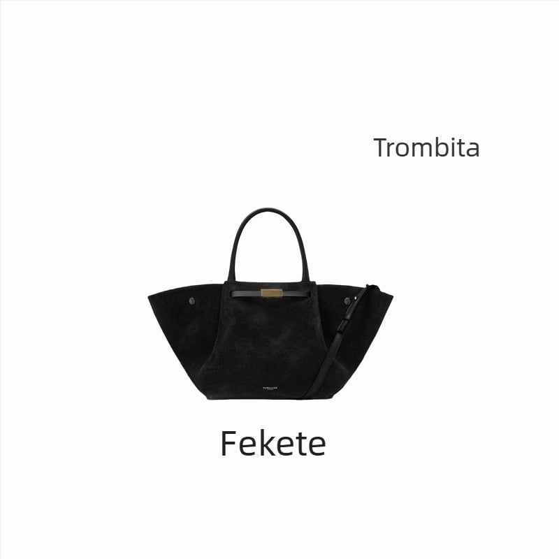 Demellier Wing Bag, Tote táska valódi bőrből, mágneses zárás, vízszintes négyszögletes forma, belső zsebek telefonra és dokumentumokra, Oxford bélés, egy vállpánt