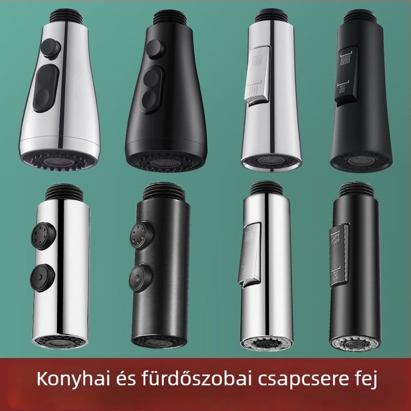 Konyhai csaptele hosszabbítója kerámiás szelemmel, ABS test, csavaros szerelés, Ø0,4 bemenet/kimenet, Ø1,0 szelepszék