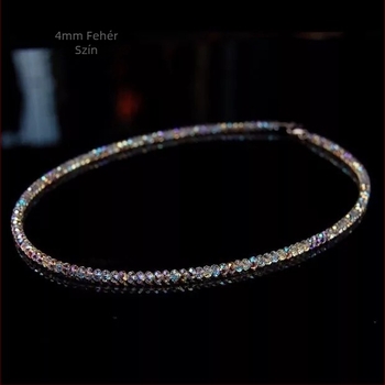 Nyaklánc | Gyöngyös lánc • Kristályos kezelés • Stílus: hullámzó, geometriai • Márka: Hui Xin Lan