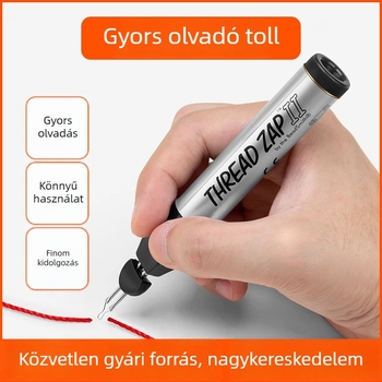 Szálégető Toll – Kézben tartható eszköz azonnali viaszszál javításhoz és kötéshez ékszerekhez, pénztárcákhoz és bőr kiegészítőkhöz (Márka: win win; Tápellátás: Egyéb; Típus: Szálégető Toll)