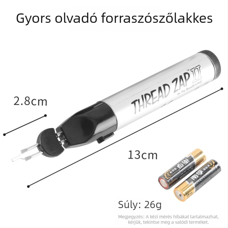 Szálégető Toll – Kézben tartható eszköz azonnali viaszszál javításhoz és kötéshez ékszerekhez, pénztárcákhoz és bőr kiegészítőkhöz (Márka: win win; Tápellátás: Egyéb; Típus: Szálégető Toll)