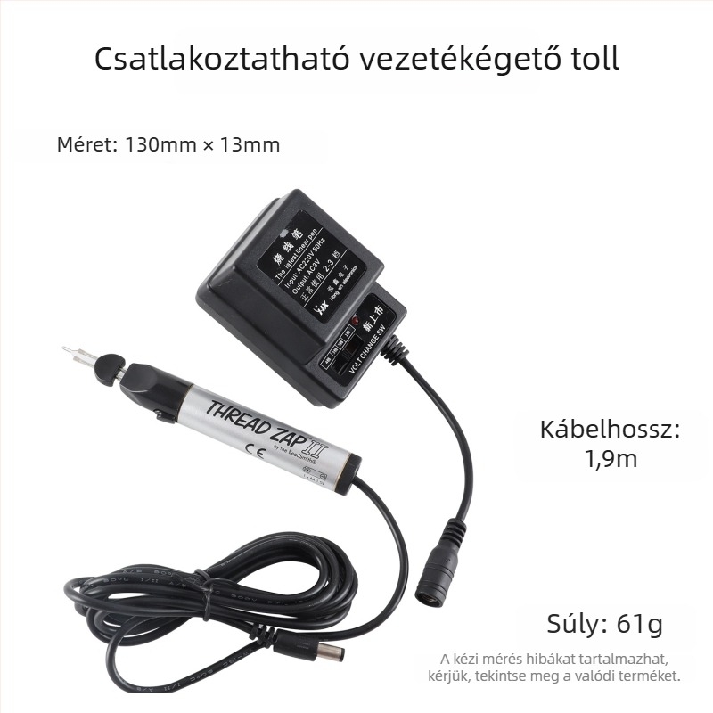 Szálégető Toll – Kézben tartható eszköz azonnali viaszszál javításhoz és kötéshez ékszerekhez, pénztárcákhoz és bőr kiegészítőkhöz (Márka: win win; Tápellátás: Egyéb; Típus: Szálégető Toll)