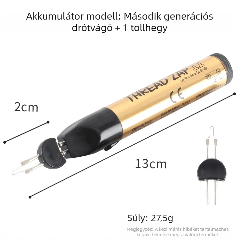 Szálégető Toll – Kézben tartható eszköz azonnali viaszszál javításhoz és kötéshez ékszerekhez, pénztárcákhoz és bőr kiegészítőkhöz (Márka: win win; Tápellátás: Egyéb; Típus: Szálégető Toll)