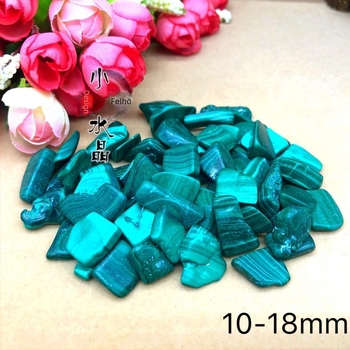 Természetes malachit nyers kő, nagy szemcsés malahit, 5–8 mm, 100 g darabonként