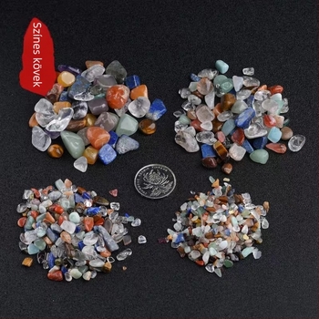 Kristály kavics díszítésre — természetes kristály, szobrászati kivitelezés, természetes felület