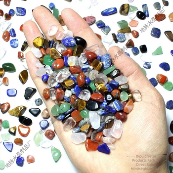 Kiváló minőségű, természetes, multicolor kristály kavics Buddha mandala dekorációhoz és akváriumi tájakhoz