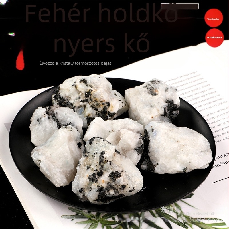 Holdkő kristály, nyers kő aromaterápiához, táj-dekoráció, modern minimalist stílus