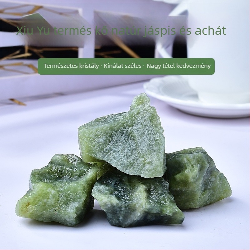 Xiuyu achát kristály durva kő demagnetizáló funkcióval, akvárium dekorációhoz és otthoni/irodai díszítéshez