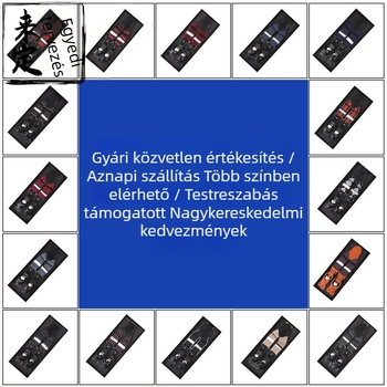 Férfiaknak tehénbőr vállpántok, 3 csipesszel, gomb- és csipesszel kompatibilis, kereszt-hát dizájn, állítható, erős rugalmasság