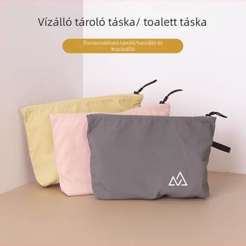 Utazótáska rendezésre – Nylon, téglalap alakú, többfunkciós, modern minimál stílus, utazáshoz és kozmetikai tároláshoz