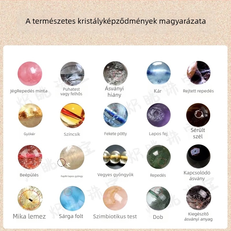 Karkötő Citrin kristállyal és ametisz oldalkövekkel, kristályos kiegészítő, Little Fresh stílus, 2025 tavaszi megjelenés