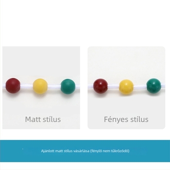 Látás-edzési labda – nylon rope-beads, modell Gathering and dispersing ball, tanuláshoz és irodai használatra