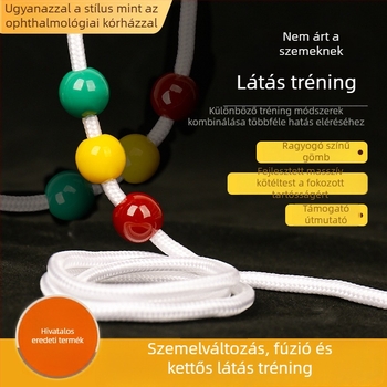 Gyermekek szem-edző labdája — myopia és enyhe strabizmus edzés, nejlon gömb, tanuláshoz, utazáshoz és irodához — 2024 tél