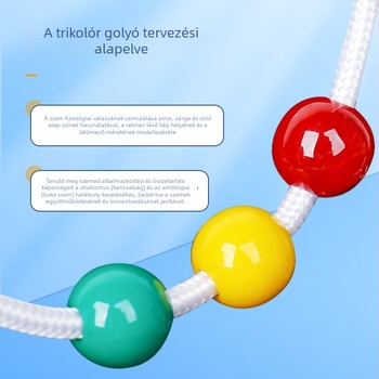 Gyermekek szem-edző labdája — myopia és enyhe strabizmus edzés, nejlon gömb, tanuláshoz, utazáshoz és irodához — 2024 tél