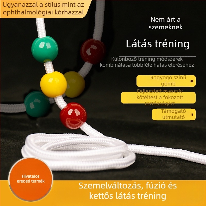 Gyermekek szem-edző labdája — myopia és enyhe strabizmus edzés, nejlon gömb, tanuláshoz, utazáshoz és irodához — 2024 tél