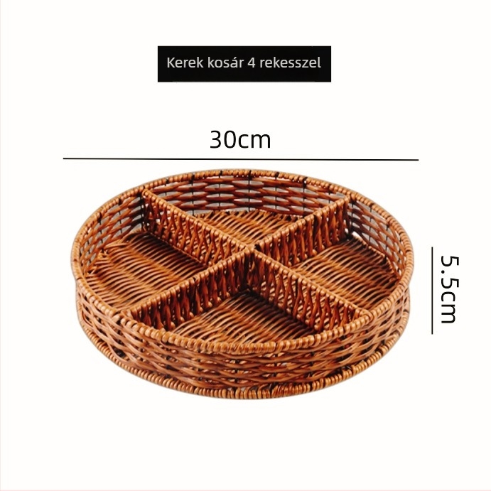 Gyümölcstál – kerámia, kültéri stílus, egyszerű dizájn, Termékszám 9658412