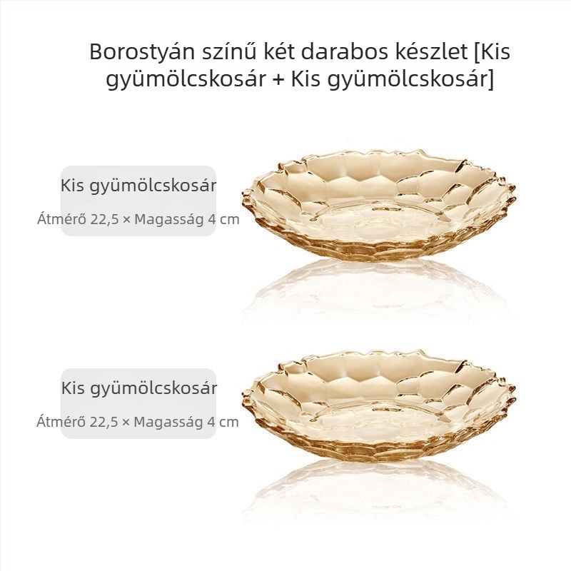 Kerámiából készült gyümölcstál, kültéri stílus, első osztályú minőség