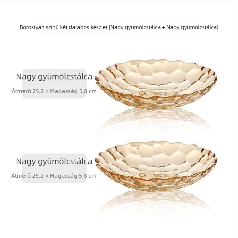 Kerámiából készült gyümölcstál, kültéri stílus, első osztályú minőség