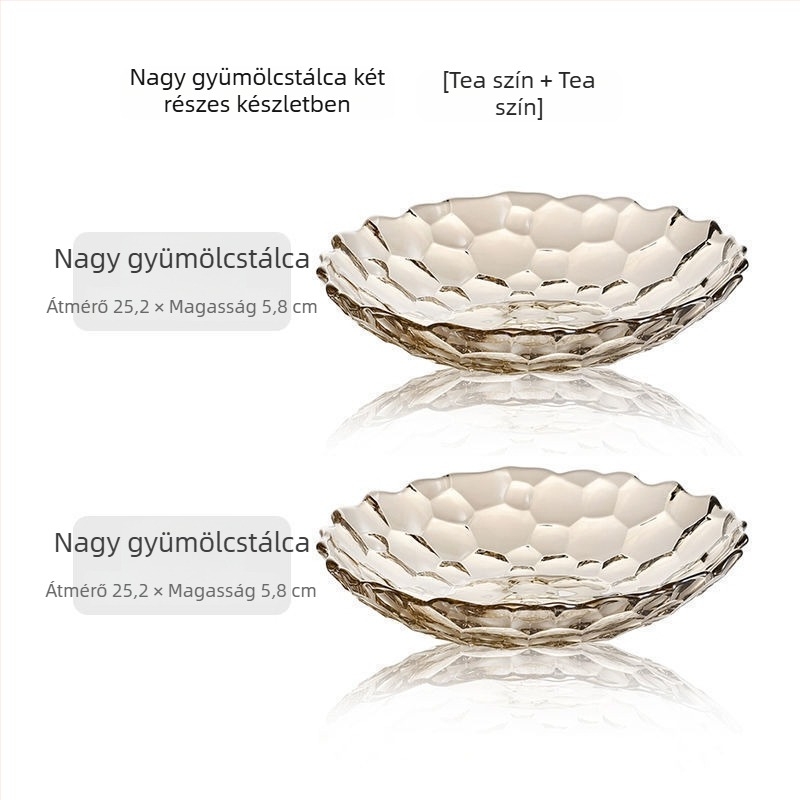 Kerámiából készült gyümölcstál, kültéri stílus, első osztályú minőség