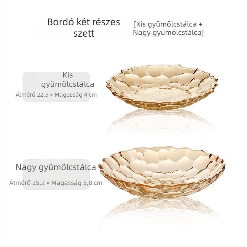 Kerámiából készült gyümölcstál, kültéri stílus, első osztályú minőség