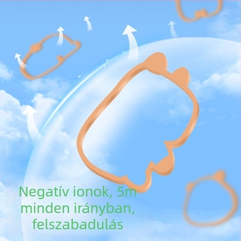 Szúnyogriasztó karkötő illattal, Warm márka, Kapibala stílus, gyerekeknek.