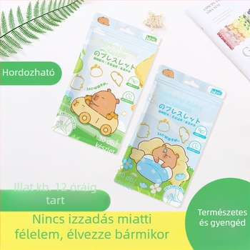 Szúnyogriasztó karkötő illattal, Warm márka, Kapibala stílus, gyerekeknek.