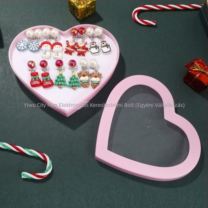 Gyerekeknek klipszes fülbevaló - Kézzel készített, Műanyag/gyanta, Virág forma, Koreai stílus, Princess sorozat