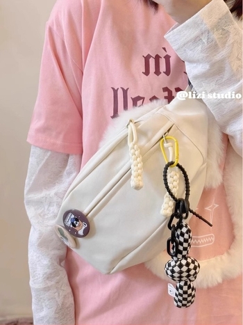Dumpling női crossbody táska, Oxford anyag, nylon bélés, cipzáras zárás, tavasz 2025