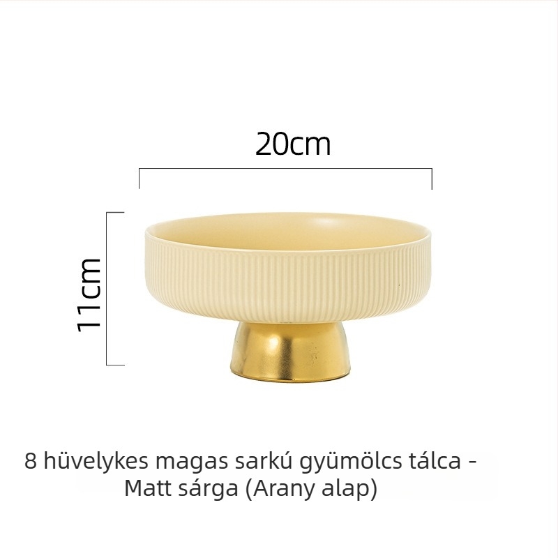 Chen Huang Kerámia Gyümölcstál, Egyszerű Stílus