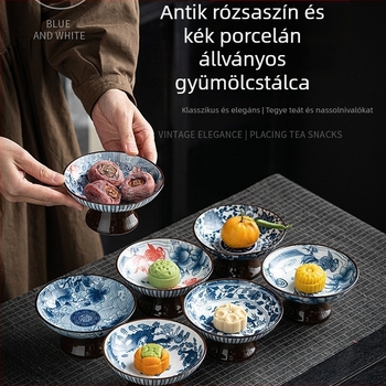 Yifang porcelán gyümölcstál, új kínai stílus, könnyed retro luxus