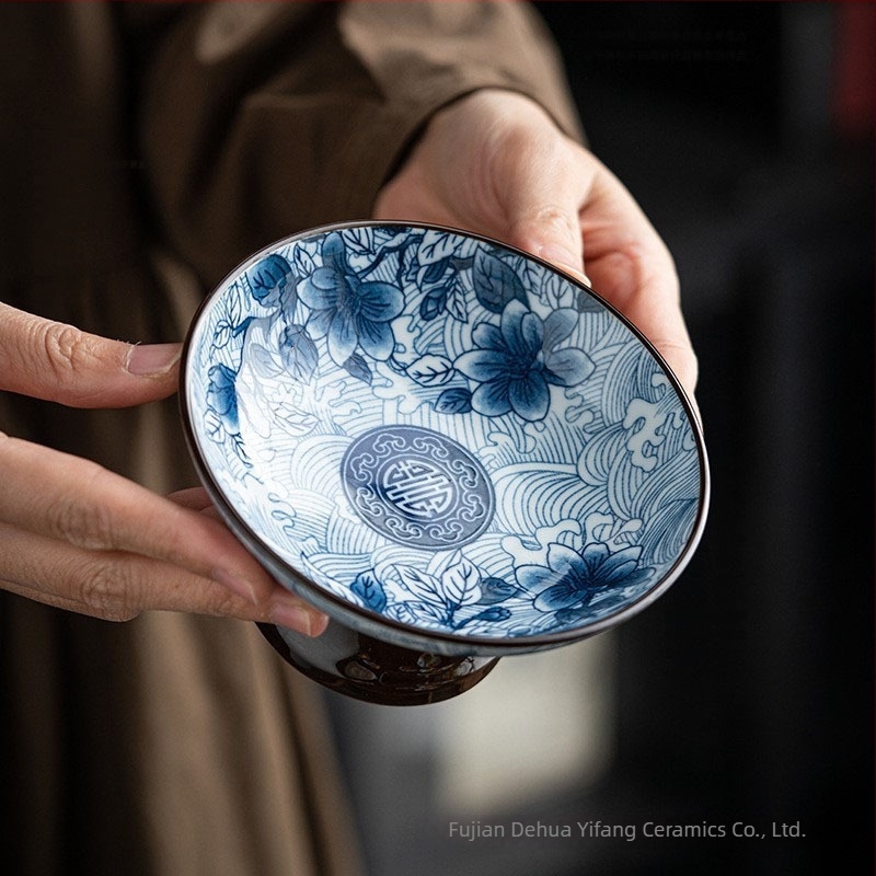 Yifang porcelán gyümölcstál, új kínai stílus, könnyed retro luxus