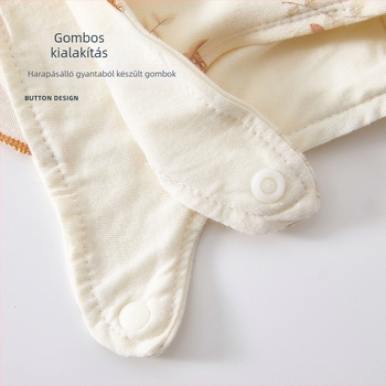 Little Sheep Dudu egész éves 100% pamut kötött baba sapka, kupola stílus, fontanel védelem