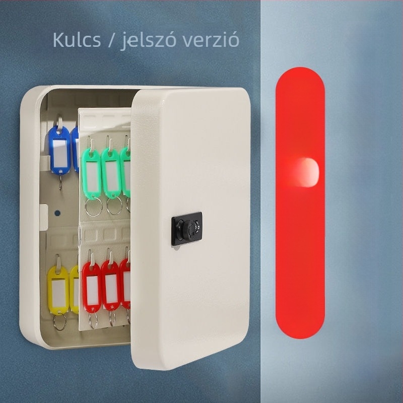 Modell 1, falra szerelhető jelszavas kulcstartó – otthoni használatra, autókulcs tárolására, modern egyszerű stílus