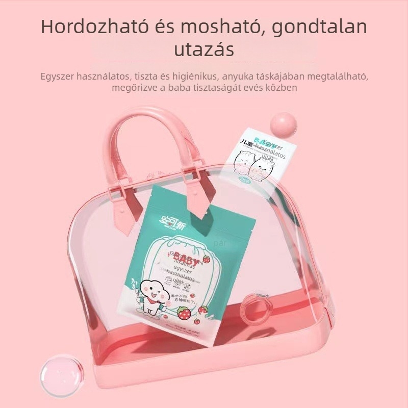 Baba egyszer használatos ujjvédő, antifouling, minden évszak, karikatúra nyomtatás, uniszex