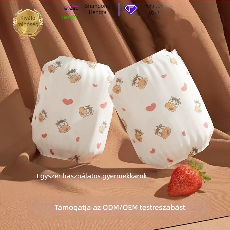 Egyszer használatos gyerekeknek készült karikatúra nyomtatású karvédők, nemszövött anyag, vízálló és szennyeződés elleni védelem