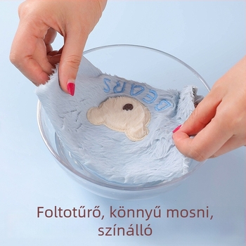 Hosszú plüss ujjjvédők ruhák védelmére, szennyeződés elleni, poliészter, karikatúra/anime mintás, friss stílus