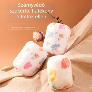 Gyerekeknek szánt egyszer használatos karvédők — csúszásmentes, véletlenszerű minta