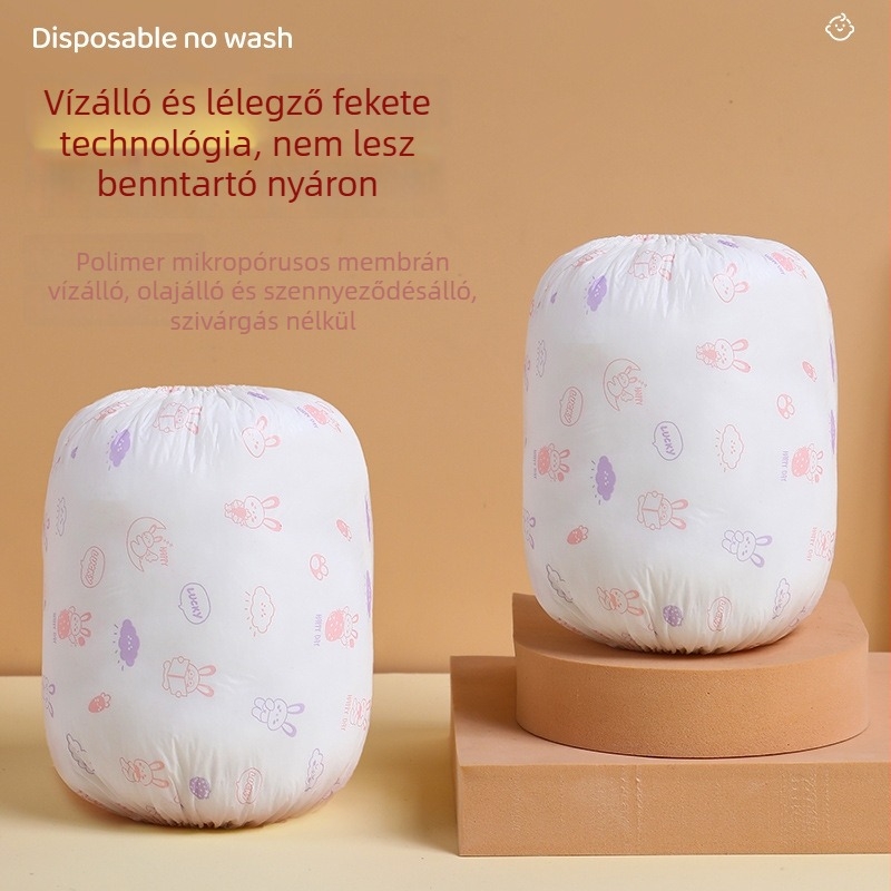 Egyszer használatos gyermek ujjvédők, nem szövött anyagból, anti-szennyezés és vízálló, karikatúra mintával, logó nyomtatva