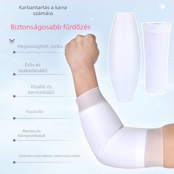 Szilikon fürdővédő felkar-sleeve, vízálló, modern minimalist stílus