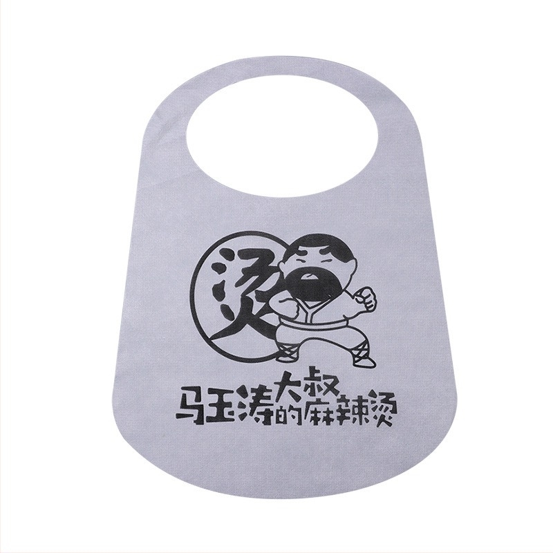 Nem szőtt anyagból készült, ujj nélküli kötény, mintás, több színű dizájnnal, felnőtteknek és gyerekeknek