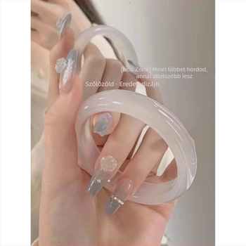 Achát karkötő, Yishi márka, kézzel készült, rajzfilm-stílus, friss és édes