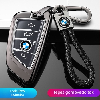 BMW kulcs tok a 5-ös sorozat 530, X1, 1-es sorozat, 3-as sorozat 320Li modelljeihez — cinkötvözet, divatos stílus, általános célú