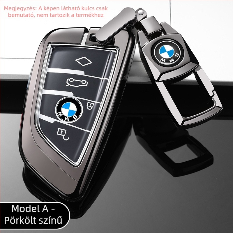 BMW kulcs tok a 5-ös sorozat 530, X1, 1-es sorozat, 3-as sorozat 320Li modelljeihez — cinkötvözet, divatos stílus, általános célú