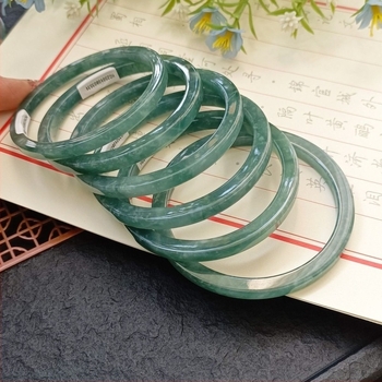 Természetes jade karkötő, A-osztály, polírozott felület, uniszex, egyszerű stílus