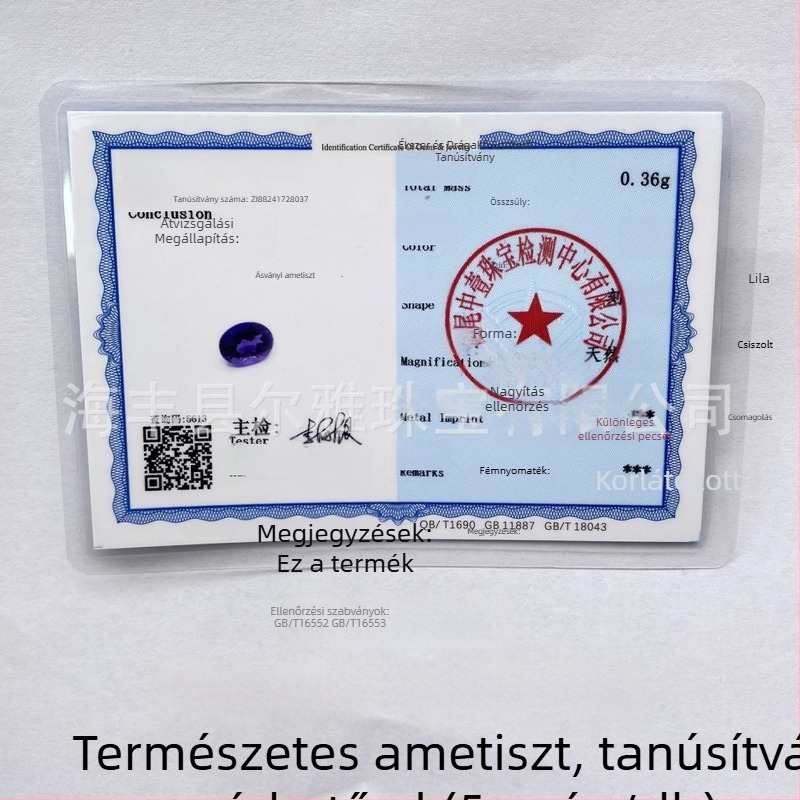 Ametiszt faragott négyzetes nyolcszögletű hópehely medál a nyaklánchoz